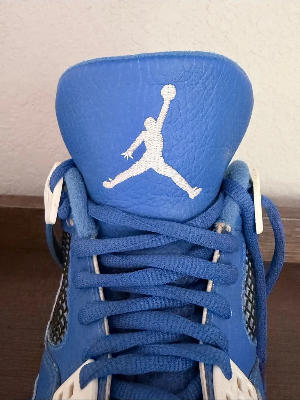 Nike Air Jordan 4 Retro MCS Baseball Cleats Royal Blue 807709-401 Men's 8